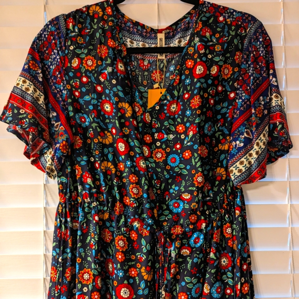 Grecerelle Boho Maxi Dress - NWT